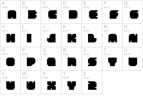 BOODAS.DE | Subtract uppercase A-Z preview
